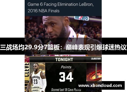 三战场均29.9分7篮板：巅峰表现引爆球迷热议